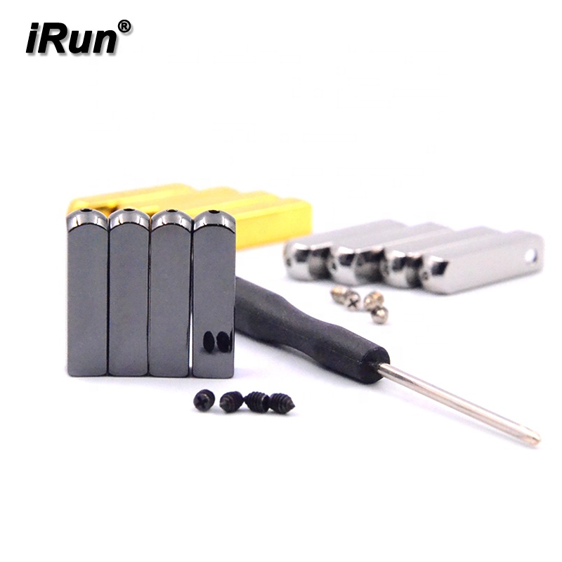 IRun (Бесплатная отвертка) никель-черный металлический винт Aglets w/маленький винт на внутренней металлической защелке для замены шнурка для обуви