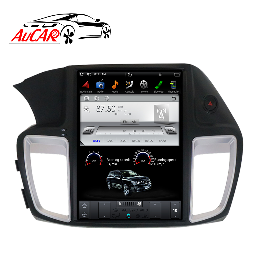 AuCAR 12,1 "вертикальный экран Android 9,0 автомобильный мультимедиа для Honda Accord 2008-16 автомобильное радио стерео видео GPS навигатор Carplay головное устройство