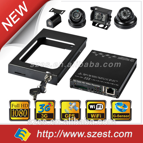 4ch 1080p мини-sd mdvr со gps+3/4g+wifi+g- датчик( высокой четкости) для школьного автобуса безопасности записи камеры