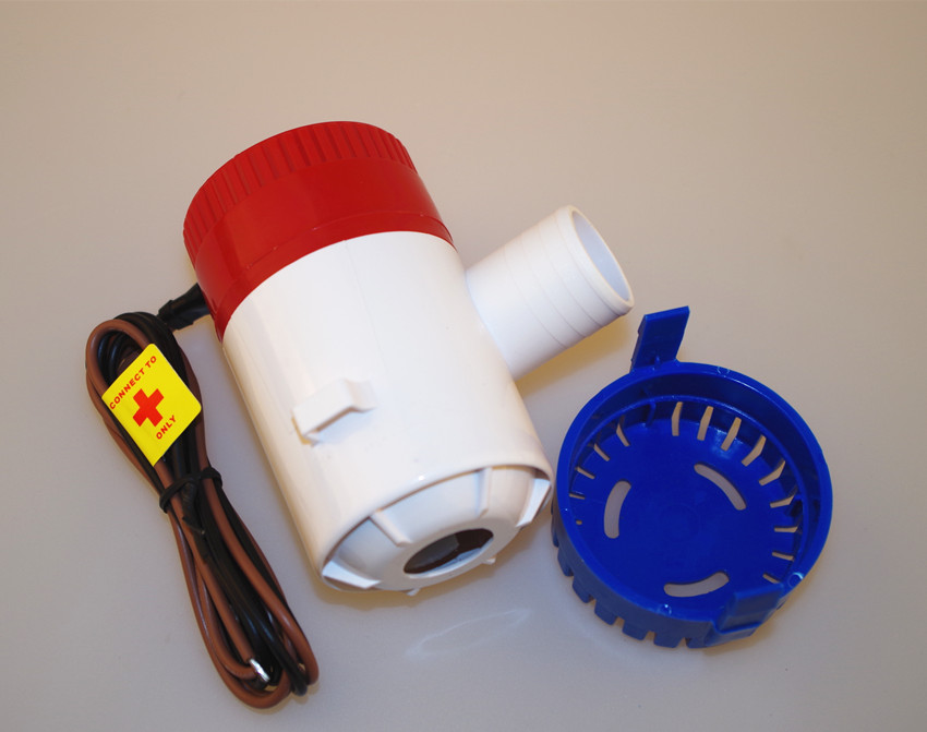12V/24V, 350/500/750/1100 GPH судовой откачивающий насос