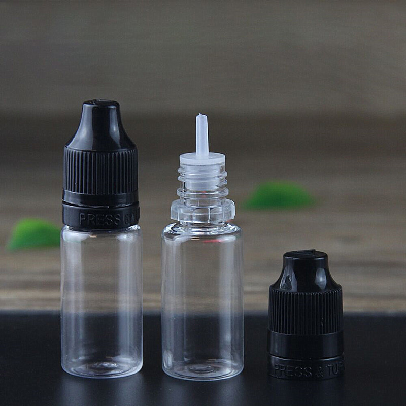 10 мл прозрачный пластик никотин жидкость e сок VAPE Глаз падение бутылка для жидких лекарств с капельницей