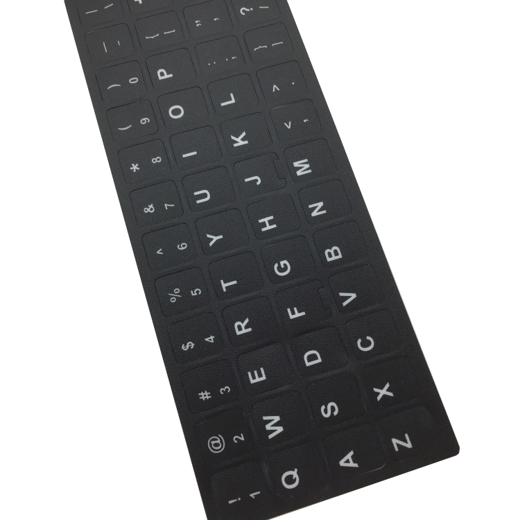 Econ-Friendly ПВХ Английский Qwerty Клавиатура Наклейка кожи ключ макет наклейка