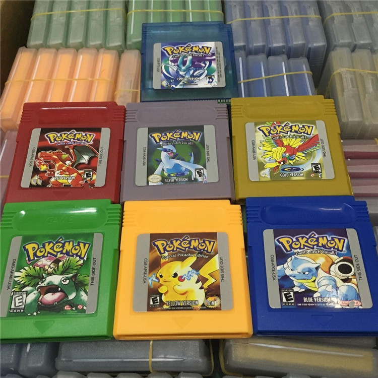 Оптовая продажа, высококачественные карты для игр Pokemon для gba gbc