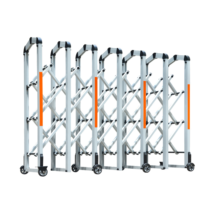 Outdoor retractable fence safety roller barrier traffic