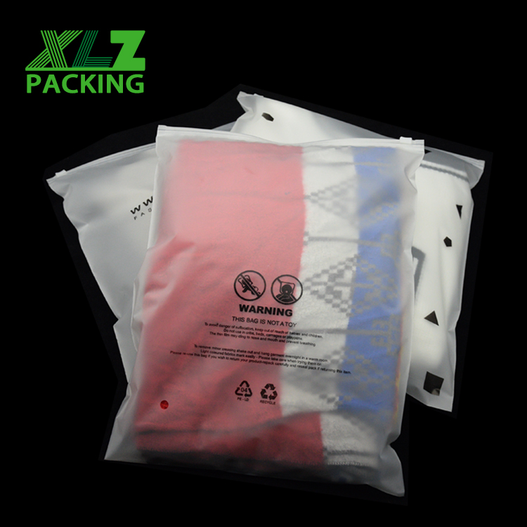 Закрывающийся пластиковый одежды женщины нижнее белье одежда ziplock упаковка мешок