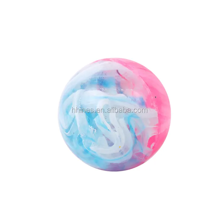 Hot selling colorful rubber band bouncy ball,solid high bouncing rubber balls
