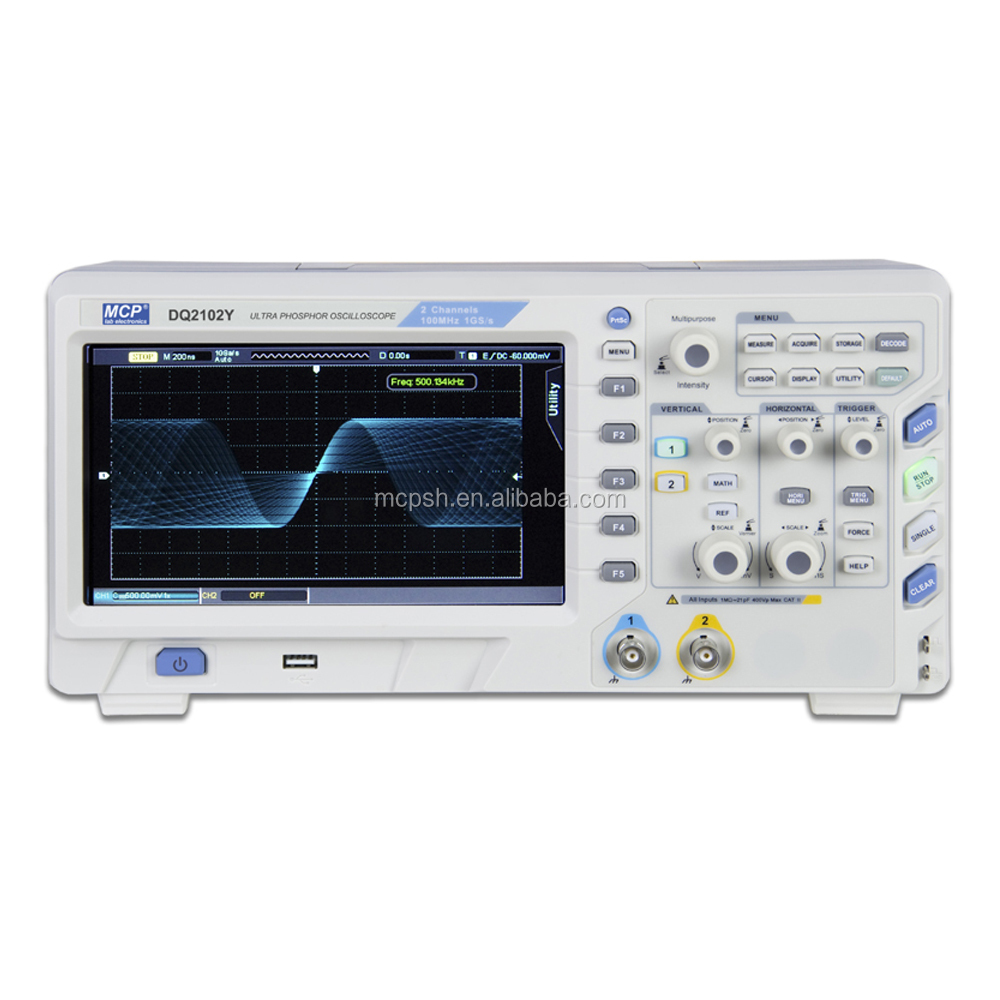 MCP DQ2104Y-цифровой ультрафосфорный осциллограф 4 канала 100 МГц