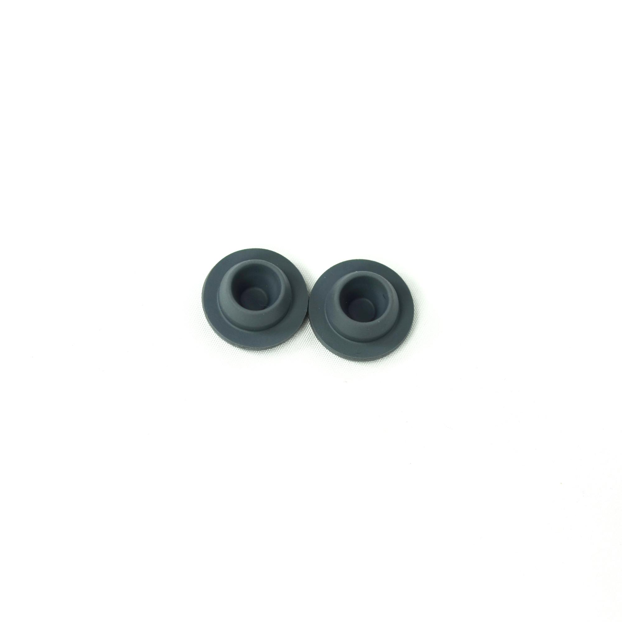 customized13mm 20mm 32mm Different Style Butyl Rubber Stopper for Medicinal Glass Vial rubber butt plug