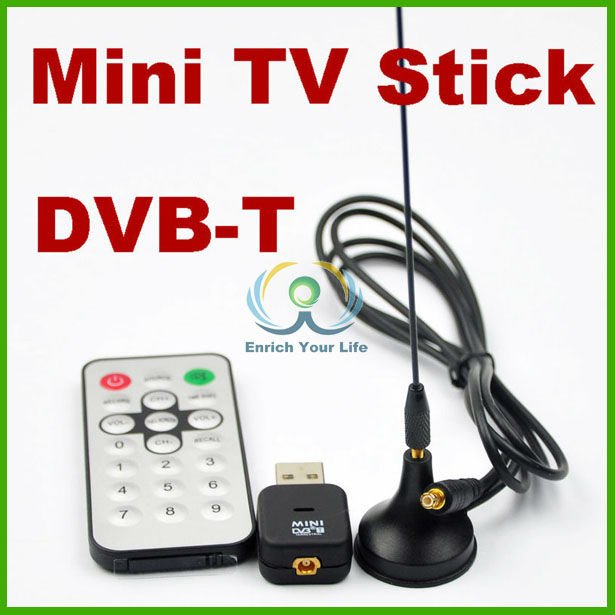 Usb-приёмник-регистратор с дистанционной антенной DVB-T Маленький цифровой телевизор-тюнер