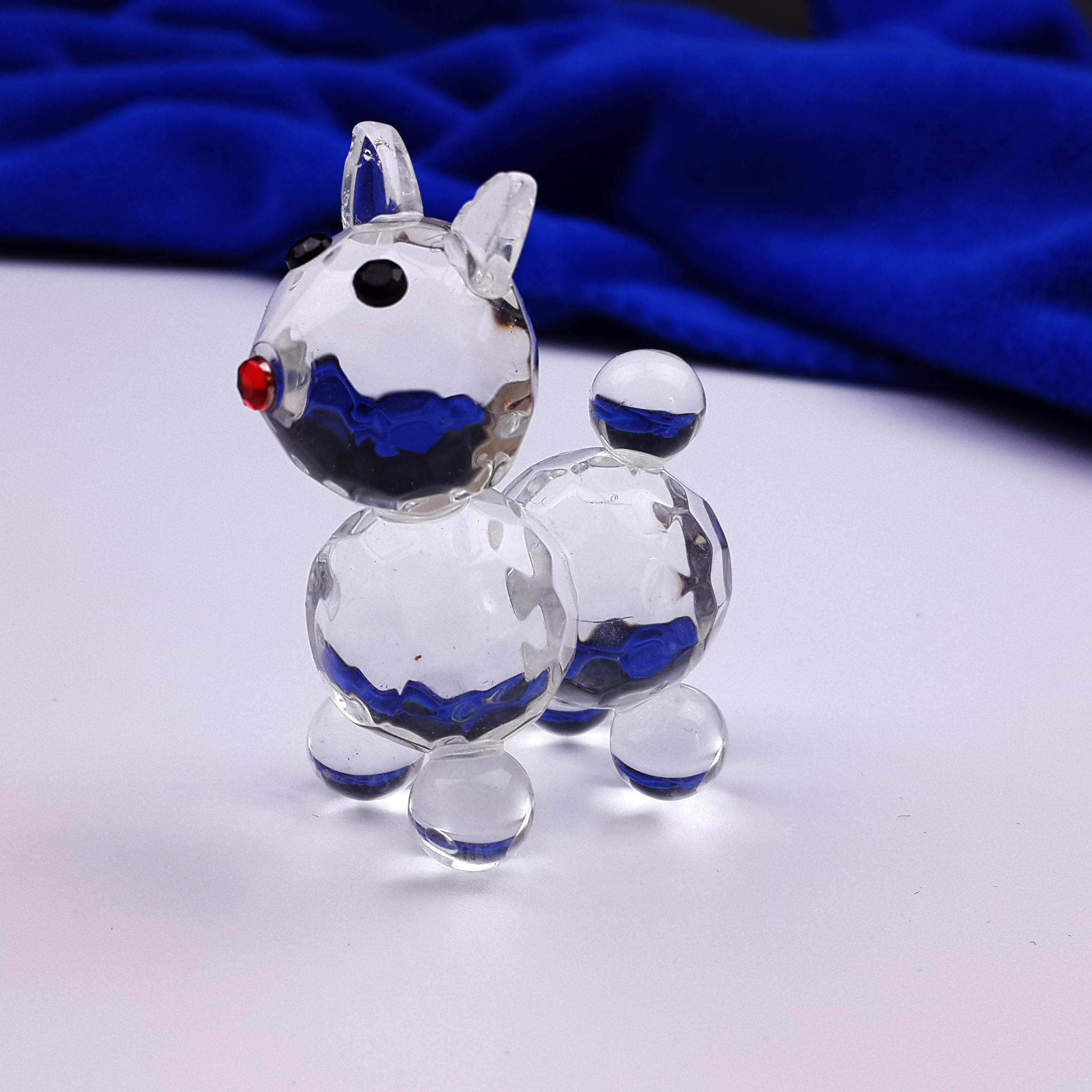 Оптовая продажа Хрустальная Фигурка кота животного из стекла для детей подарочные сувениры