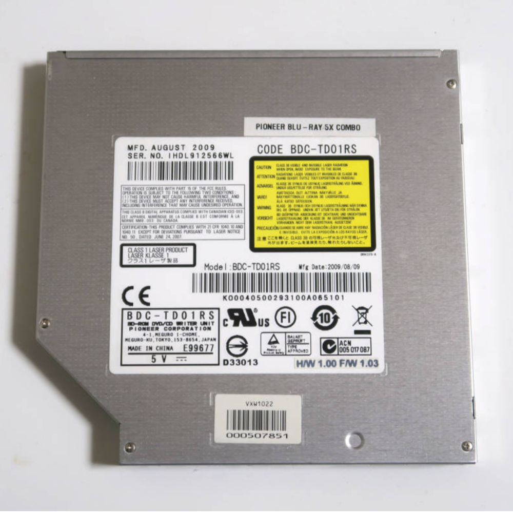 Pioneer BDC-TD01RS для замены комбинированного диска SATA Blu-Ray BD-ROM