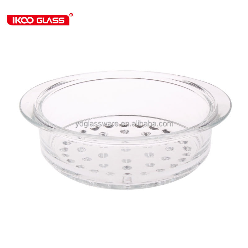 Heat resistant high borosilicate glass steamer used for kitchen