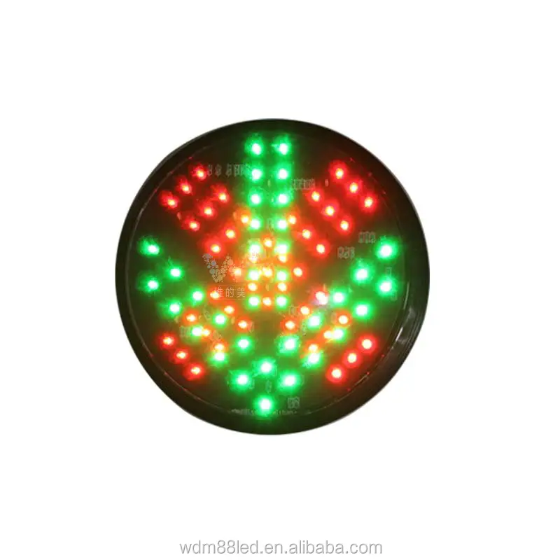 200mm led signal module red cross green arrow led traffic light