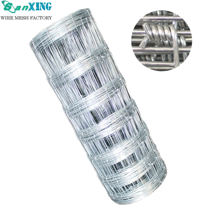 Galvanized wire pig fence