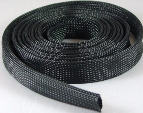 25mm V-0 High flame retardant PET expandable braided sleeving /expando braided sleeving
