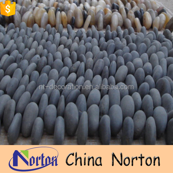 Речной натуральный плоский камни гальки для продажи NTCS-P001Y