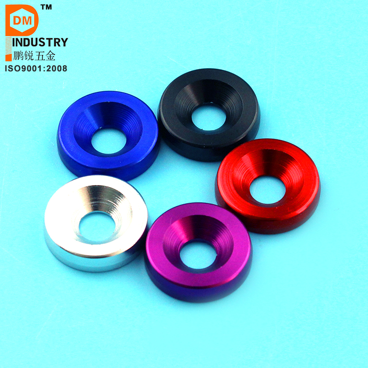 Anodized Aluminum Colorful JDM Fender Washers With Bolts