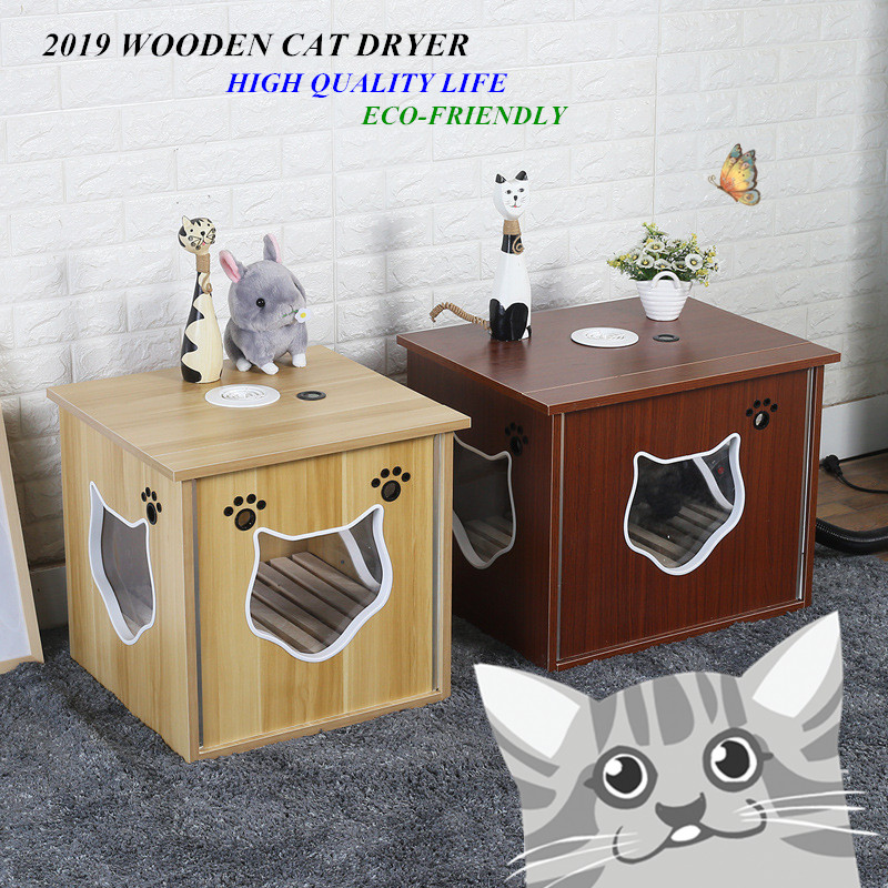 2019 Новый полки для Кошка воздуходувка машинную сушку коробка Pet Фен воды купаться сушилка