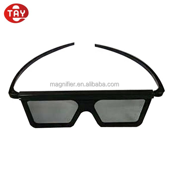 Оптом 3D пластиковые круглые линейные поляризованные очки
