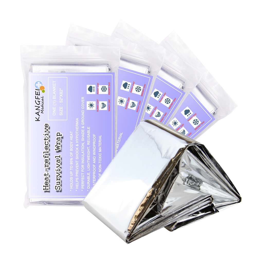 130x210 см Mylar тепловой аварийной фольги одеяло