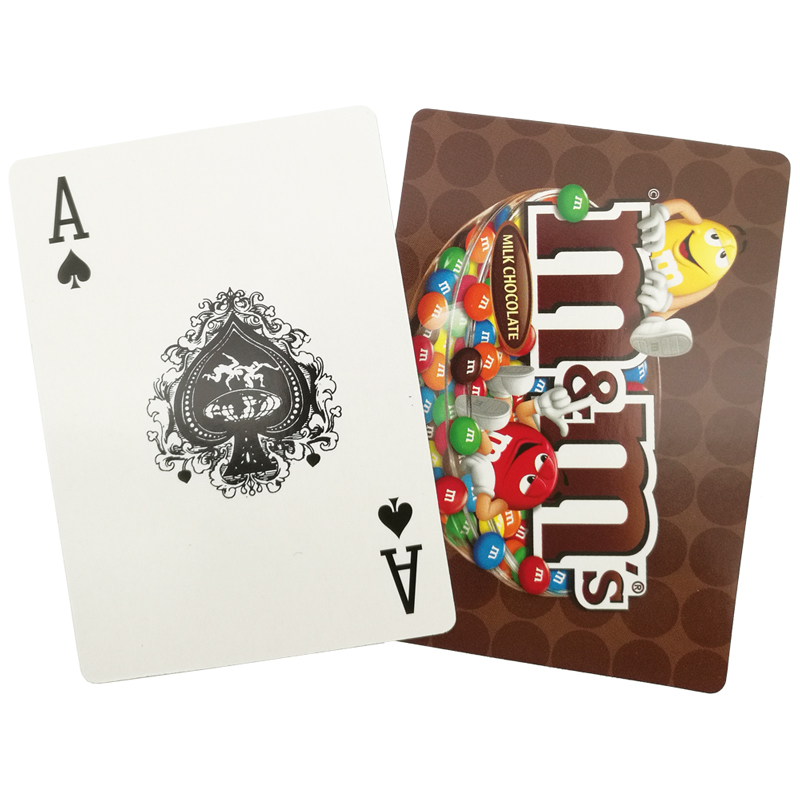 Custom logo paper luxury playing poker card