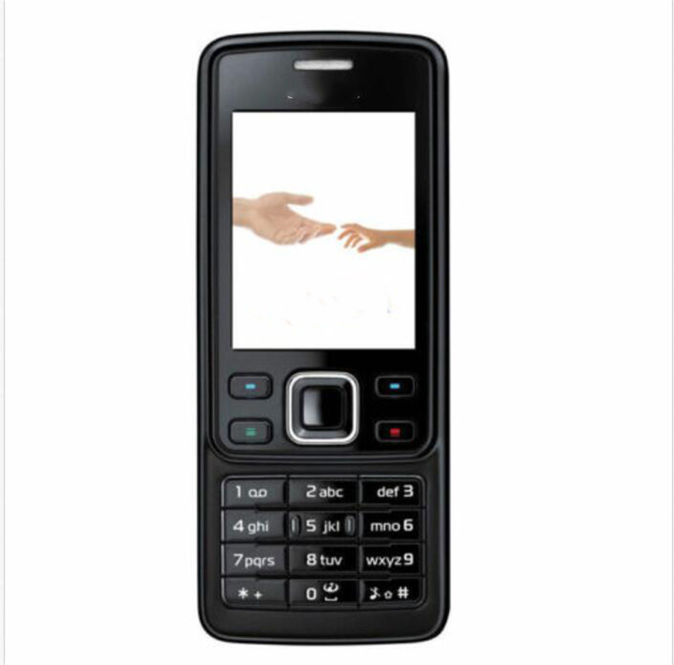 6300 дешевые мобильного телефона для nokia, черный цвет mobail телефон FM MP3 Bluetooth ручной телефон 6303i/6230i/6310
