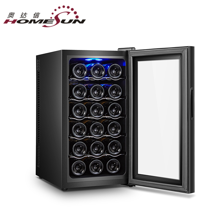 BCW-50DD 50L, 18 бутылок, распродажа, двухзонные охладители для вина с низким уровнем шума, сертификация CE