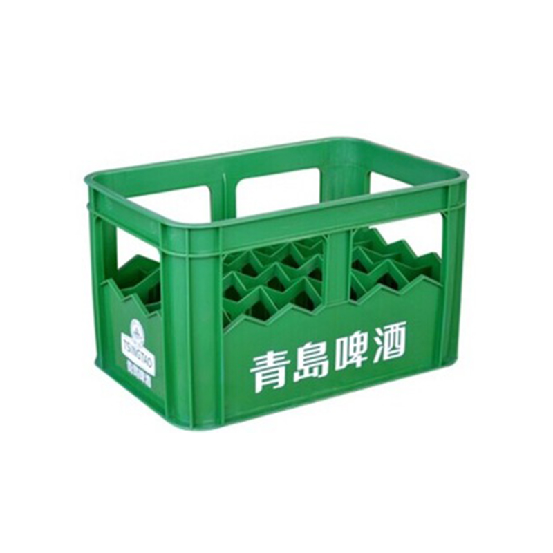 Wine bottle plastic crate/beer divider crate/qingdao beer container