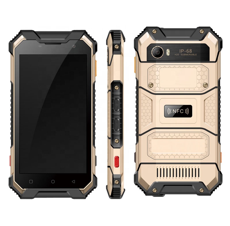 Самый дешевый 5 дюймов Восьмиядерный Android 7,0 прочный телефон 3G Ram + 32G ROM IP68 водонепроницаемый пылезащитный телефонный 4G смартфон с NFC PTT