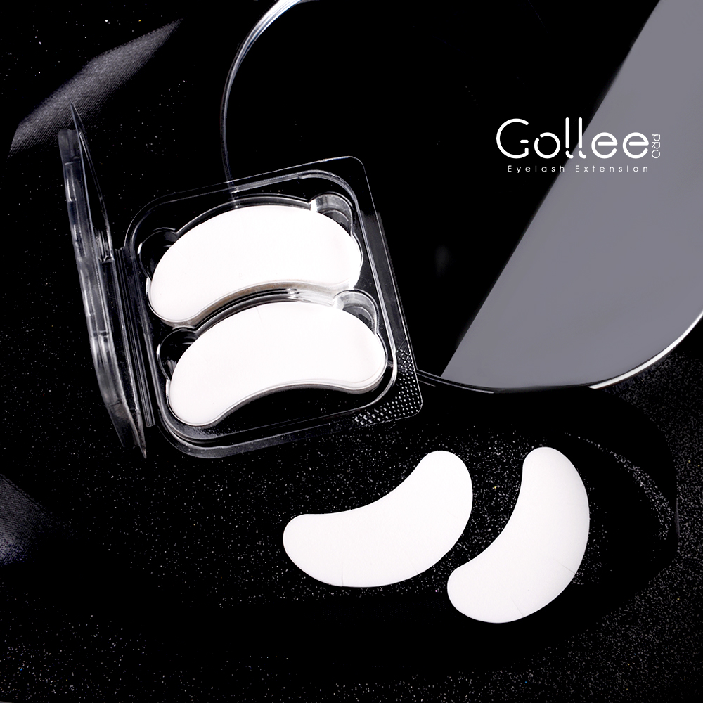 Лидер продаж, Корея, безворсовые подушечки Gollee для наращивания ресниц, бездымные силиконовые подушечки для ресниц, гелевые подушечки для глаз