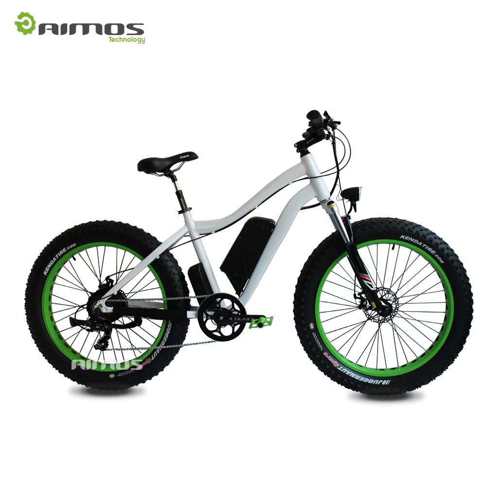 26 дюймов белый цвет Changzhou Aimos fat tire e велосипед