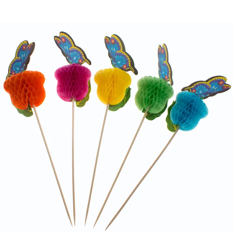 Best Party gathering decorative pick bamboo cocktail picks