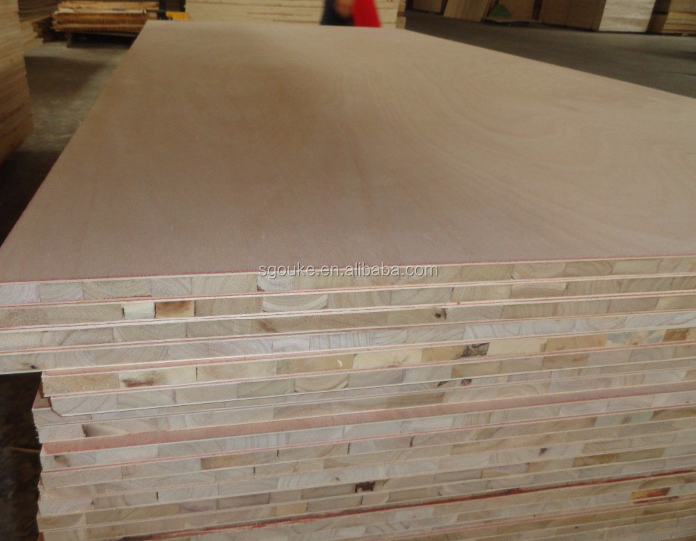 Malacca core block board 1220*2440*18mm cherry veneer