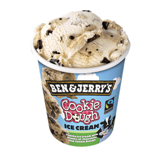 Ben & Jerrys шоколадное тесто для печенья