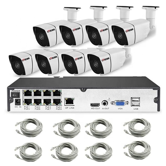 Видеорегистратор Unicon Vision CE FCC RoHS для домашнего видеонаблюдения H.264 2 МП Onvif Беспроводной NVR 1080 в комплекте