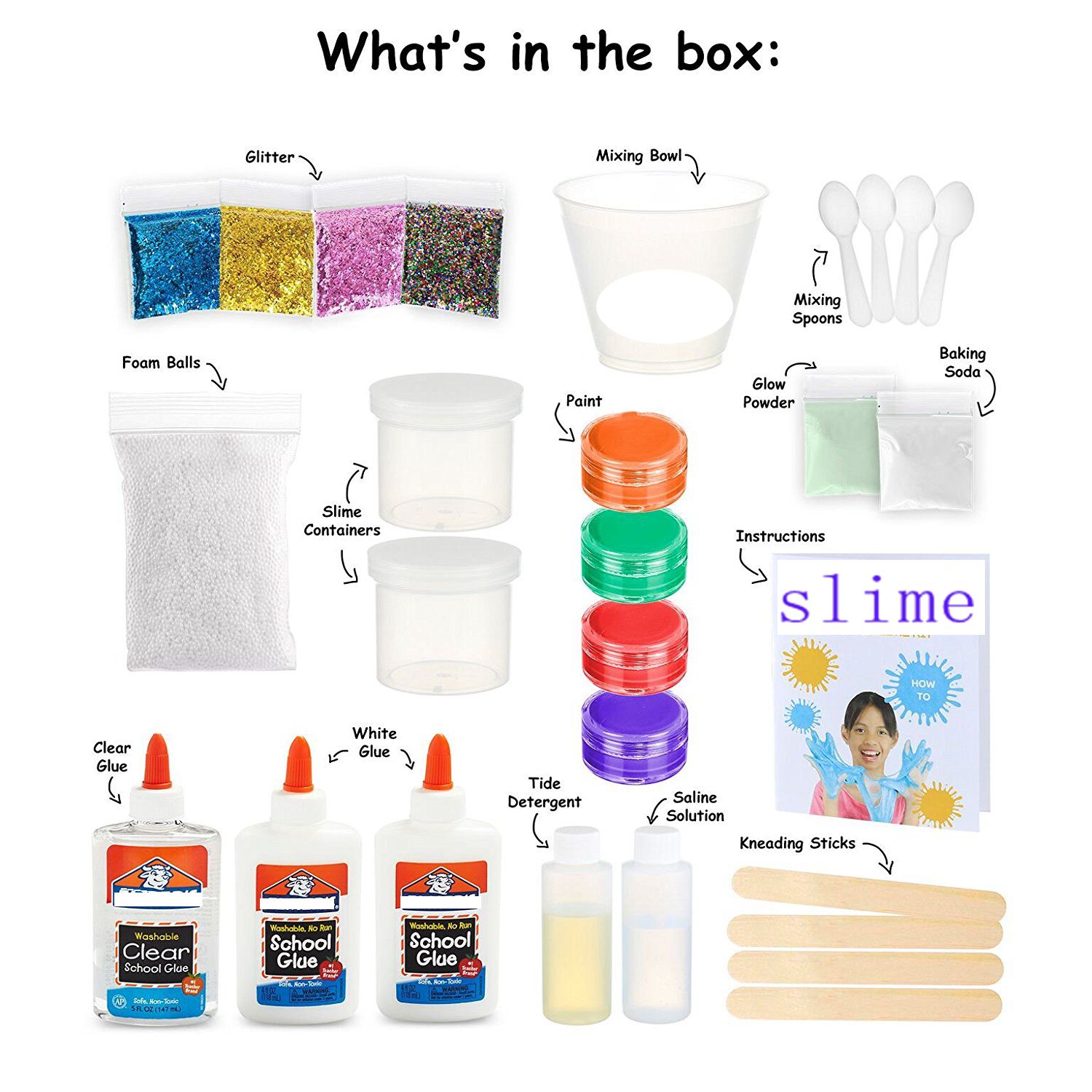 Yuyao dn scientific slime Производитель Diy Набор для создания слизи для детей нетоксичный
