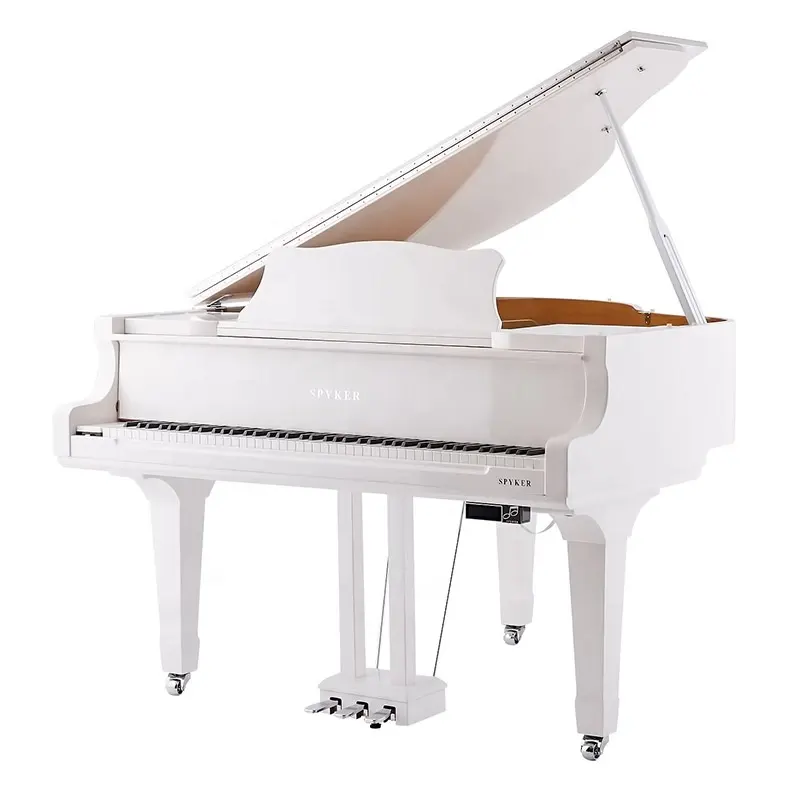 Factory Outlet New 6 feet depth 88 keys White Digital Grand Self Player Piano