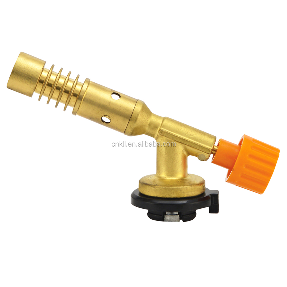 KLL 7003D медное сопло ручной ignition1/4 поворота Газовое пламя пистолет винт факел