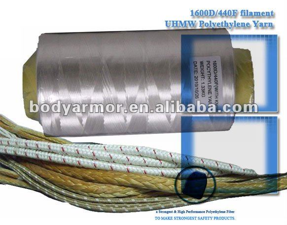 UHMWPE fiber1600D для канатов/перчаток