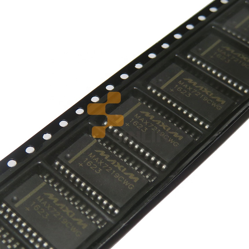 Драйвер MAX7219CWG + MAX7219CWG MAX7219 IC, светодиодный дисплей 8DGT 24-SOIC