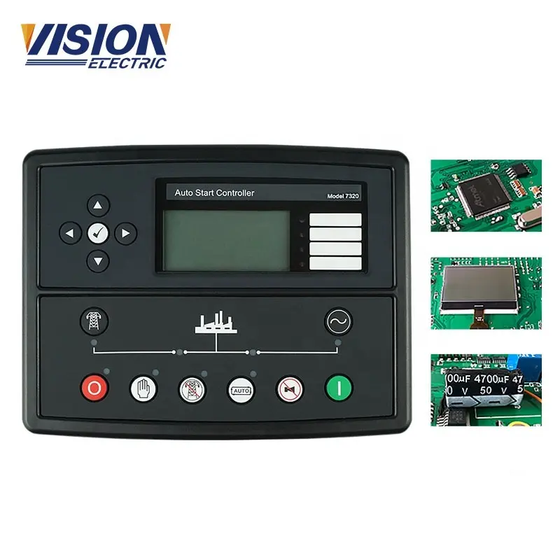 Electronic Auto Start Remote Monitoring Generator Set AMF Deep Sea Controller DSE 7320 Mkii ATS Control Panel Module DSE7320
