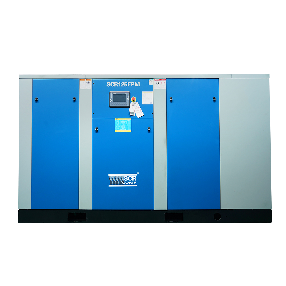 SCR125EPM2 90 kw 125 hp PM энергосберегающий воздушный компрессор с сенсорным экраном для сталелитейной промышленности