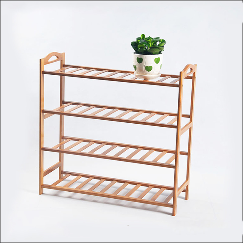 2019 off promotion five tier flower wooden/bamboo outdoor garden shelf for flowers