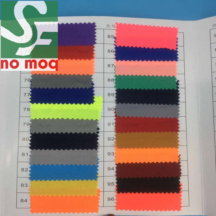 Однотонная трикотажная ткань 75D DTY из 100% полиэстера