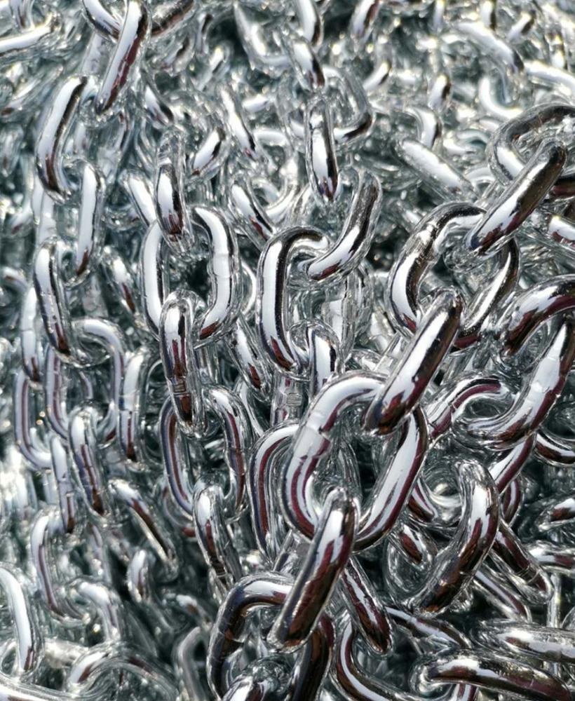 DIN5685A короткая сварная круглая цепь из мягкой стали