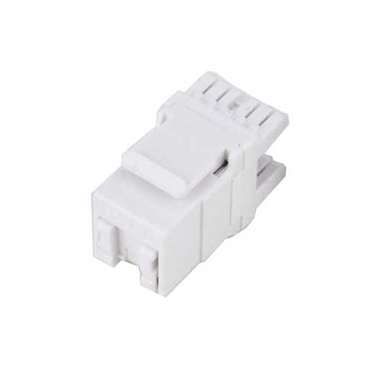 Cat5e cat6 RJ45 180 Угол keystone jack с только крышкой