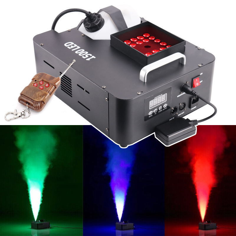 Горячая продажа DMX ИК пульт дистанционного управления 1500 Вт rgb led дымовая противотуманная машина