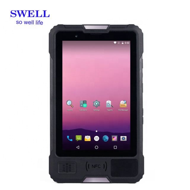 8inch 800x1280 IPS rfid device capacitive fingerprint sensor handheld android 10 tablet PC