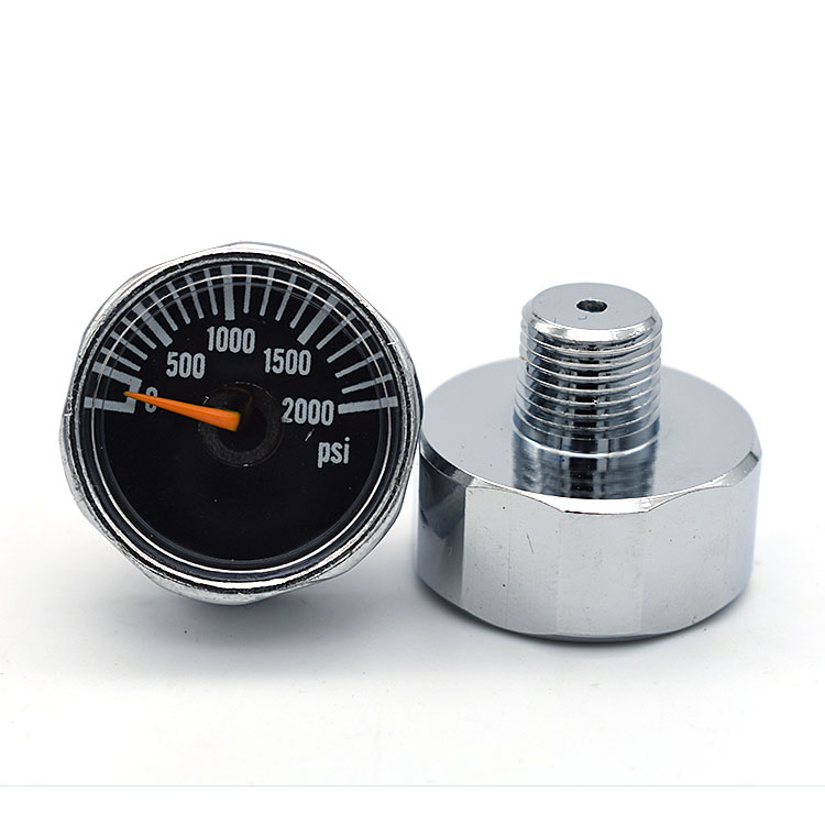 25 мм 2000psi CO2 небольшой Мини Воздушный манометр