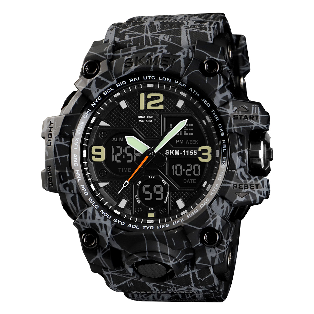 Оригинальная Фабрика guangzhou market digital waterproof sport skmei watch 1155